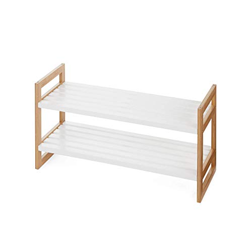 Compact 2-Tier Shoe Rack 6-Pair Storage Organizer Kuwait Ubuy