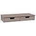 Bush Furniture Key West Desktop Organizer with Drawers, Desk Drawers and Monitor Stand for Home Office