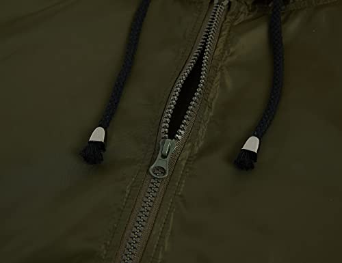 MAROWAY RAIN JACKETS WOMEN LIGHTWEIGHT WATERPROOF RAINCOATS PACKABLE OUTDOOR ACTIVE HOODED WINDBREAKER COAT ARMY GREEN