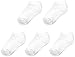 Hanes Ultimate Girls' 5-Pack Low-Cut EZ Sort Socks, White, Large