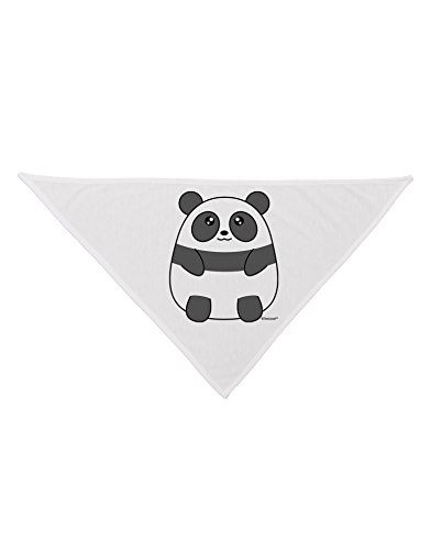TooLoud Cute Panda Bear Printed White Dog Bandana 26