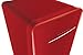Daewoo FR-028RCNR Retro Compact Refrigerator 2.8 Cu. Ft. | Pure Red