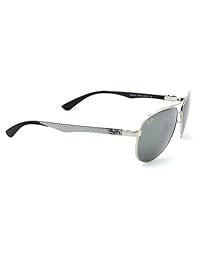 Ray-Ban RB8313 Aviator Unisex anteojos de sol de fibra de carbono