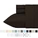 California Design Den Queen Size Bed Set, Good Housekeeping Award Winner, 400 Thread Count 100% Cotton Sheets Sateen, Deep Pocket Queen Sheets, Soft 4-Pc Bed Sheets, Cooling Sheets (Chocolate Brown)