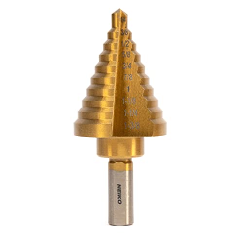 NEIKO 10194A Titanium Step Drill Bit, High-Speed