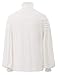 Men's Pirate Steampunk White Renaissance Top Victorian Shirts Blouses M White