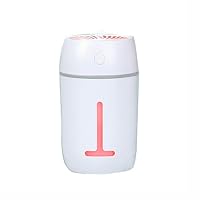 Liang Yu Air humidifier - Home Mini Ultra Quiet Bedroom Living Room air humidifier Portable Large Capacity humidifier 280mL / 3 Color USB Night Light Ultrasonic Humidifier (Color : C)