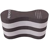 Sporti Unisex-Adult Swim Training Pull Buoy Leg Float, EVA 5-Layer | 9.5 x 3.5 x 6 In, Upper Body Drills, Muscle Conditioning, Pool Beginner To Advanced, Training Aid, Swimmer Accessories