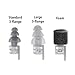Etymotic Research ER20XS High-Fidelity Earplugs (Concerts, Musicians, Airplanes, Motorcycles, Sensitivity and Universal Hearing Protection) - Universal Fit, Standard/Large/Foam Tips, Clear Stem