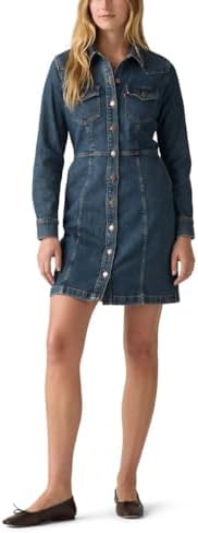 levi's ellie denim dress Levi's Ellie - Levi's Passing Me By - Denim Dress - Mini Dress
