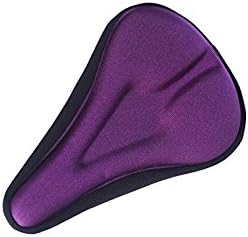 KEANER Lovely Gift Large Exercise Bike Gel Seat Cushion by Most Comfortable Bicycle Saddle Cover for Women and Men by Fits Cruiser and Stationary Bikes, Indoor Cycling, Spinning