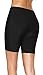 ATTRACO Women's High Waisted Swim Shorts with Pockets Plus Size Bathing Suit Bottoms Long Board Shorts