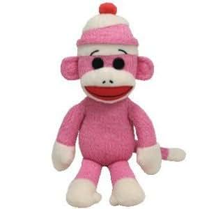 Amazon.com: Ty Beanie Buddies Socks The Monkey (Pink): Toys & Games