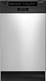 Frigidaire FFBD1821MS 18 Built-in Dishwasher, Black/Silver