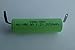 NiMh 1.2V AA 1650/1700 mAh Shaver Battery with Solder tabs for Norelco, Remington Shaver Models