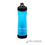 The Olympian | Sports Bottle with Water Filter | Blue | 25-oz | Includes (1) Urban Filter | 75 Gal | Removes 99.99% Contaminants Including Chlorine, Lead, Chromium 6, Fluoride & PFOA PFOS