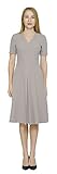 Marycrafts Women's Work Office Business Fit and Flare Midi Dress