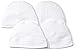 Moon and Back Baby Set of 4 Organic Cap and Mitten Sets, White Cloud, 0-6 Months