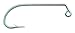 Mustad O'Shaughnessy Jig Hook, 60º Bend, Extra Long, Forged 8/0, Silver
