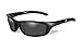 Wiley X P-17 Sunglasses, Smoke Grey, Matte Black