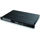 Amcrest Gigabit Uplink 18-Port POE+ Ethernet Switch with Metal Housing, 16-Ports POE+ (Plus) 802.3at 240w SFP Optical, Managed (AGPS18E16P-AT-190M)