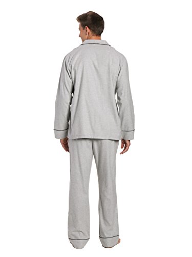 Men's Premium Flannel Pajama Set - Heather Gray - Medium