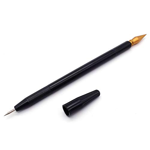 C-pop Scratch Color Pen, Scratch Art Tools, Scratch Paper Pens Black Brush Coloring Stylus Scratch Paper Art Tool (4PCS)