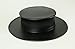 Plague Doctor Black Leather-Look Top Hat – Ideal for Halloween and Cosplay Enthusiasts -14 Inches Long - Gothic-Inspired Unisex Adult Costume Accessory