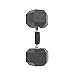 CAP Barbell 12-Sided Coated Dumbbell with Chrome Handle, Pair, 35 LB