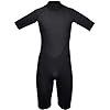 REALON-Wetsuit-Premium-Neoprene-3mm-Shorty-Tropical-Unisex-Men-Women-for-Watersport-Swimming-Snorkeling-Surfing-Black