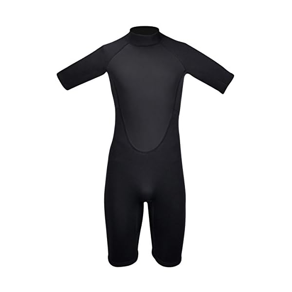REALON-Wetsuit-Premium-Neoprene-3mm-Shorty-Tropical-Unisex-Men-Women-for-Watersport-Swimming-Snorkeling-Surfing-Black