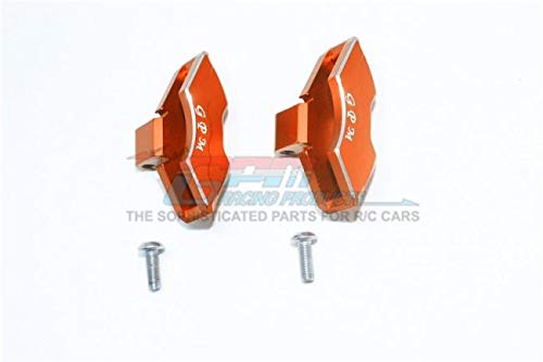 GPM For Traxxas Unlimited Desert Racer 4X4 (#85076-4) Upgrade Parts Aluminum Front/Rear Brake Caliper - 1Pr Set Orange