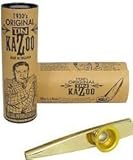 Clarkes Xl Gold Tinplate Kazoo in Beautiful Gift Packaged Tu