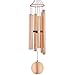 Memorial Wind Chimes Outdoor Large Deep Tone, 36 Inch Sympathy Wind Chimes Amazing Grace Tuned Soothing Melody as Gift, Outdoor Decoration for Your Garden,Patio, Porch, Yard, Home, Deck, Rose Gold