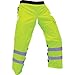 Forester Chainsaw Safety Chaps with Pocket, Apron Style (Regular 37", Safety Green) primary
