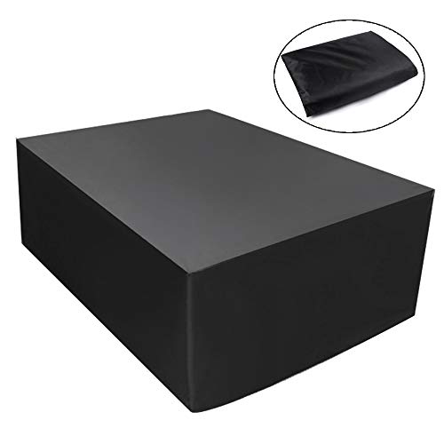 Lucky Monet 7'/8'/9' Pool Billiard Table Cover Waterproof Coated 210D Oxford Cloth Full Size Pool Table Coverage Protector