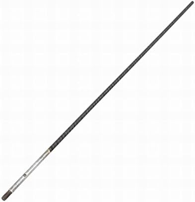 Uptell Replacement Square Dual Ends Black Metal Flexible Cable Drive Shaft 525mmx1/4" for RC Model Ship Boat