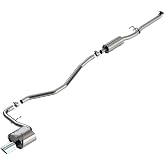 Borla 140941 - S-Type&trade; 304 SS Cat-Back Exhaust System with Single Rear Exit