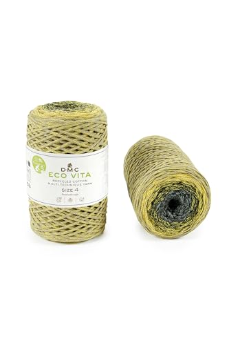 DMC - Eco Vita 4 Multico | Recyceltes Baumwollgarn | 250g - 200m | 6 Farben