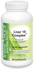 Botanic Choice Liver 10 Complex, 60 Count