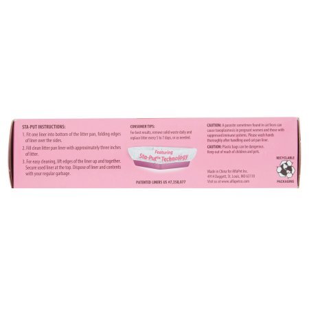 Pack of 4 - Alfapet Kitty Cat Elastic Cat Pan Liners, 10 count - Thumbnail 4