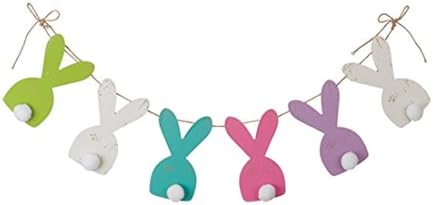 Rustic Easter Bunny Banner - Decoration for Home, Office or Party