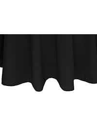 Sylvestidoso - Vestido de manga corta para mujer, plisado, casual, con cuello redondo, color negro