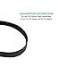 Crucial Vacuum Replacement Style S Belt Parts # 84756, 69950 - Compatible with Eureka Belts - Fit Model ASM1085A, ASM1086A, ASM1105A, ASM1106A, ASM1115A, ASM1116A, ASM1155A, ASM1156A, AS1101B (2 Pack)