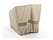 Covermates Outdoor Chair Cover - Water Resistant Polyester, Drawcord Hem, Mesh Vents, Seating and Chair Covers, 32W x 32D x 35H, Khaki