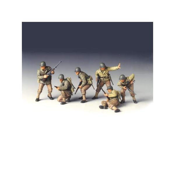 Tamiya 35192 - 1:35 WWII Figuren-Set US Infanterie Angriff (6)