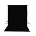 Safstar 3 x 6M/ 10 x 20ft Photo Studio Backdrop Background Screen, Non-woven for Photography, Video and Television, Black (Background Stand Not Included)