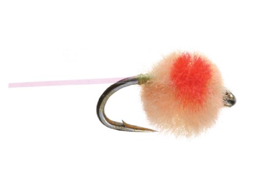 Umpqua Flashtail Mini Egg Fluorescent Orange 16 4 Pack