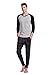 CYZ Men's Long Sleeve Thermal Waffle Baseball Crew Top