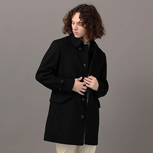 Amazon Co Jp Ships Jet Blue Ships Jet Blue 19fw Future Melton Single P Long Coat Blk Clothing Accessories